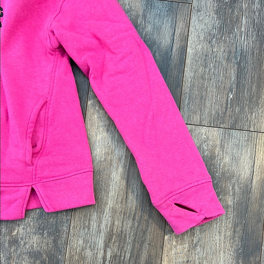 bcg Pink Hoodie with Heart Design and Long Sleeves - Picture 6 of 12